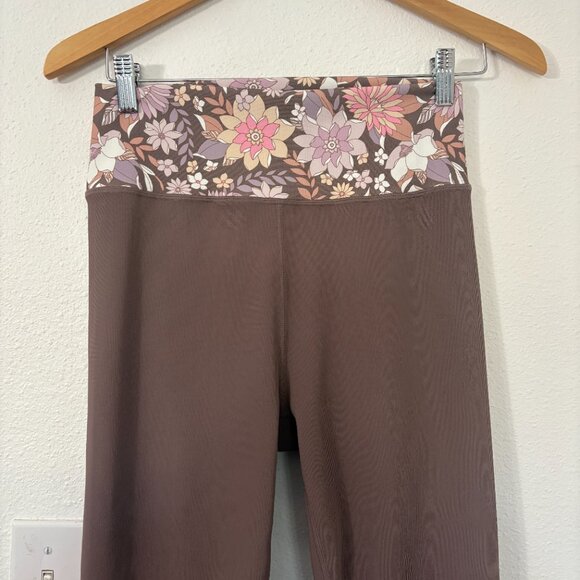 Z Supply Good Days Rib 7/8 Leggings in Twilight Sky Size Large New Activeware - Picture 2 of 9